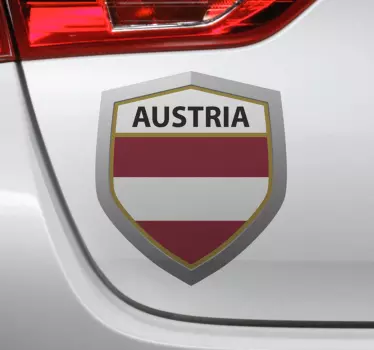 Aufkleber Auto Österreich Emblem - TenStickers