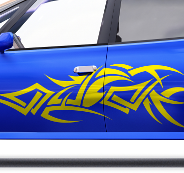 Aufkleber Auto Stammesdekoration - TenStickers