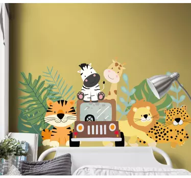 Wandtattoo Kinderzimmer Safaritiere Set - TenStickers