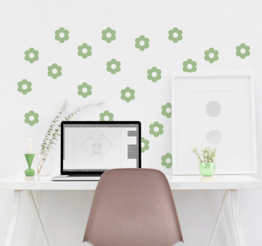 Aufkleber Blumen - TenStickers