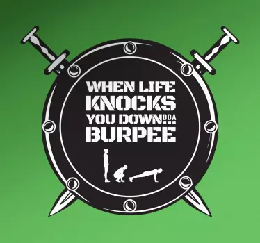 Sticker Burpee - TenStickers