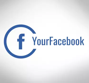 Sticker Facebook Social Media - TenStickers