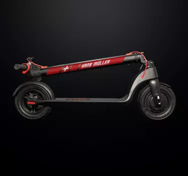 Aufkleber für scooter roller Flagge der Schweiz - TenStickers