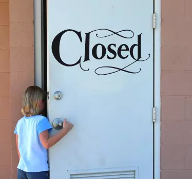 Aufkleber Icon " Closed" - TenStickers
