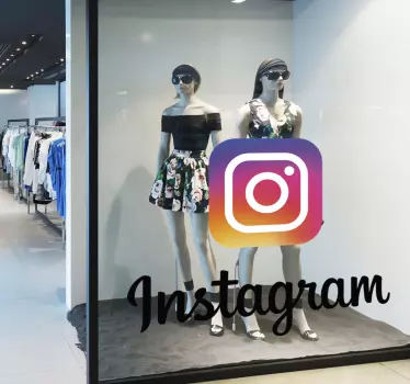 Aufkleber Instagram Logo - TenStickers