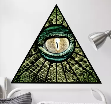 Aufkleber Reptilienauge - TenStickers