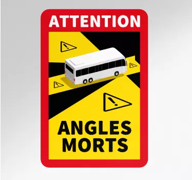 Aufkleber Schilder Tote winkel - TenStickers