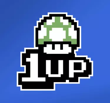 Sticker Videospiele 1UP - TenStickers
