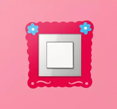 Aukleber Lichtschalter Floral - TenStickers