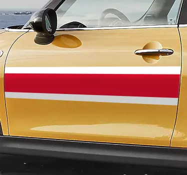Autoaufkleber Englischer Streifen - TenStickers