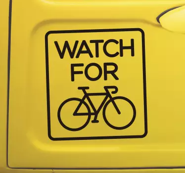 Autoaufkleber Fahrrad Watch - TenStickers