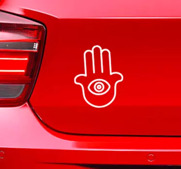 Origineller Aufkleber Hand von Fatima Symbol Glück - TenStickers