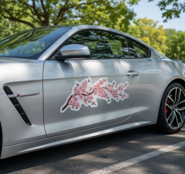 Autoaufkleber japanischer blumenast - TenStickers