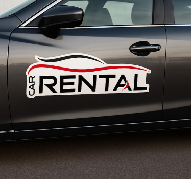 Autoaufkleber luxusautovermietung - TenStickers