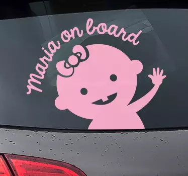 Sticker Mädchen personalisierbar - TenStickers