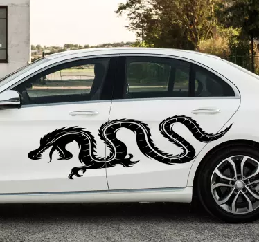 Aufkleber Auto orientalischer Drache - TenStickers