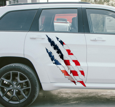 Autoaufkleber USA Flagge - TenStickers
