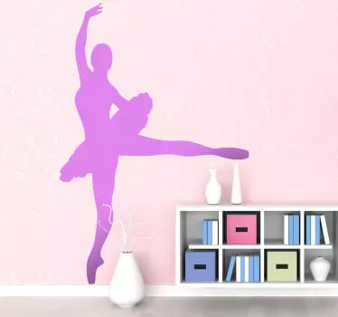 Ballerina Ballett Aufkleber - TenStickers