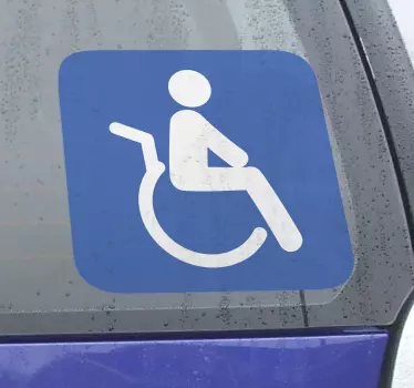 Behindertentoilette Aufkleber - TenStickers