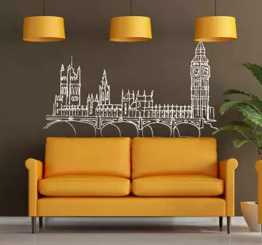 Big Ben Aufkleber - TenStickers