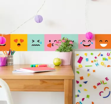 Bordüre Emoticons - TenStickers