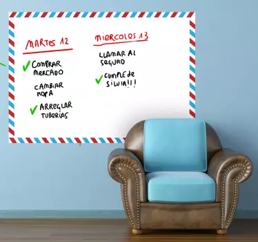 Brief Whiteboard Folie - TenStickers
