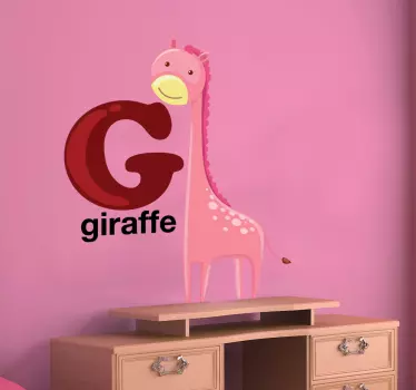 Buchstabe G Englisch Aufkleber - TenStickers