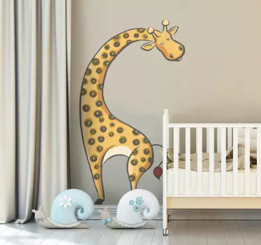 Comic Giraffe Aufkleber - TenStickers