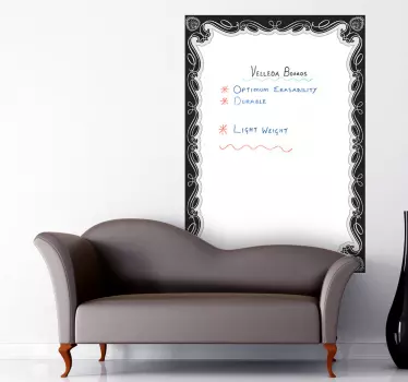 Deko Rahmen Whiteboard Folie - TenStickers