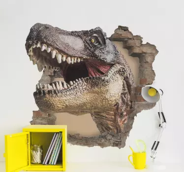 Dino Aufkleber 3d-dinosaurier-effekt - TenStickers