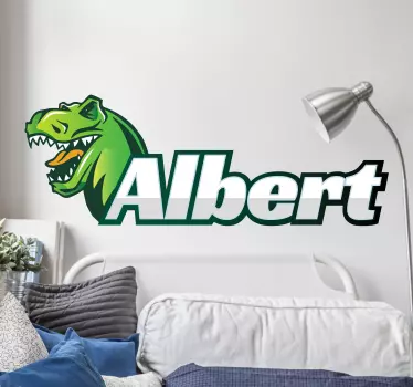 dinosaurier personalisiert Wandaufkleber - TenStickers