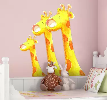 Drei Giraffen Aufkleber - TenStickers