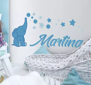 elefantwandtattoos für Babys - TenStickers