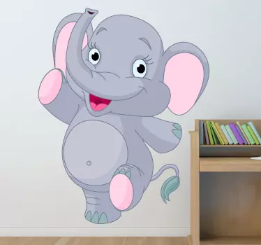 Elefantenbaby Aufkleber - TenStickers