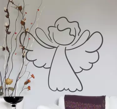 Engel mit Flügeln Sticker - TenStickers