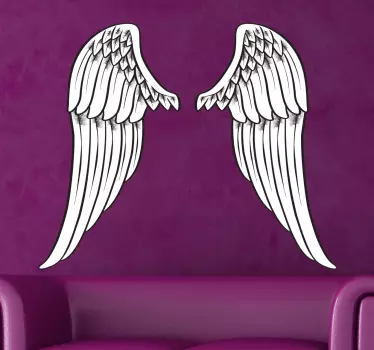 Engelflügel Aufkleber - TenStickers