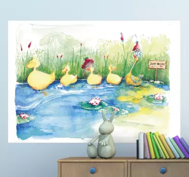 Enten Familie Aufkleber - TenStickers