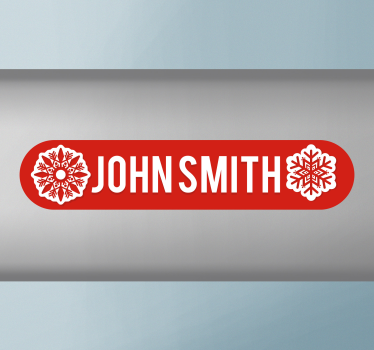 Fahrrad Sticker Schneeflockenrad - TenStickers
