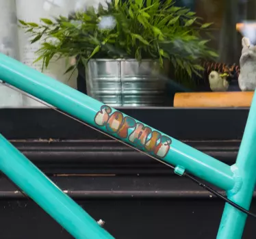 Fahrrad Sticker Verschiedene Farben personalisierter name für fah - TenStickers