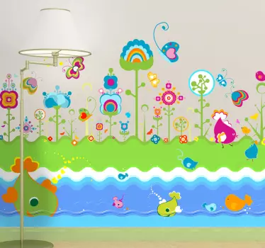 Fantastische Welt Aufkleber - TenStickers