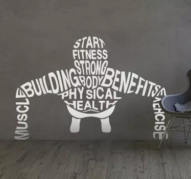 Fitness Konzepte Wandtattoo - TenStickers