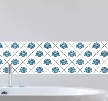 Fliesenaufkleber aufwendiges botanisches motiv - TenStickers