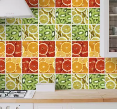 Fliesen Aufkleber Citrus Früchte - TenStickers
