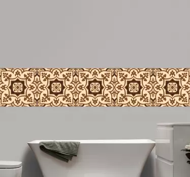 Fliesenaufkleber elegantes bodenmuster - TenStickers