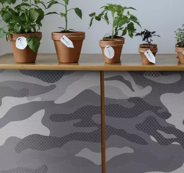 Fliesenaufkleber im camouflage-stil - TenStickers
