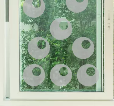 Fliesenaufkleber mit kreisförmigen mustern - TenStickers
