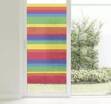 Fliesenaufkleber mit lebhaftem streifenmotiv - TenStickers