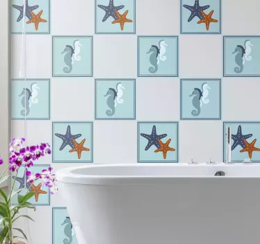 Fliesenfolie Marinestil - TenStickers