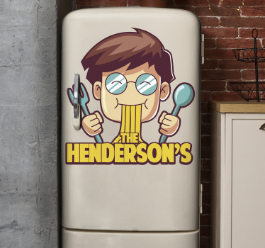 Folie Kühlschrank die küchengrafik von henderson - TenStickers