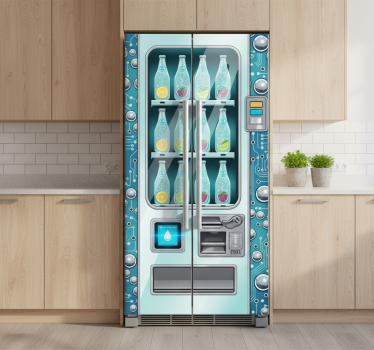 Folie kühlschrank sprudelwasser automat - TenStickers
